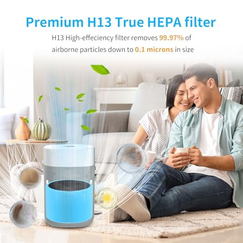 2 Pack Blue Pure 211i Max Filter Replacement Compatible with Blue Pure 211i Max Air Purifier, H13 True HEPA & Activated Carbon Filter, Compare to Part #F2MAX