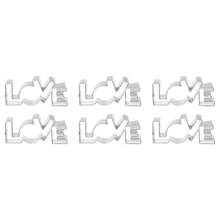 

6pcs Stainless Steel Cookie Cutters DIY Biscuit Molds Cookie Baking Molds