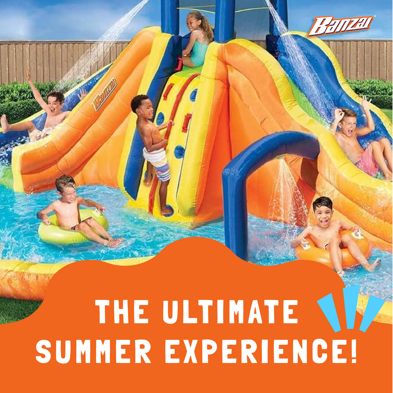 Rapid Falls Walmart Banzai Water Park Banzai Rapid Falls Water