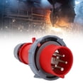 thumbnail image 3 of Enchufe Industrial, Conector Industrial 5 Pines 3P+N+E Resistente Al Calor IP67 Impermeable PA66 Latón Para Químicos Para Subterráneos, 3 of 7