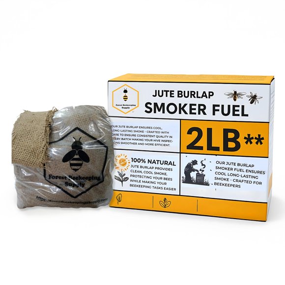 Combustible para ahumador de abejas de yute y arpillera, bolsa de 2 kg para apicultura
