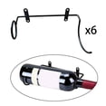 thumbnail image 3 of Soporte de pared de vino Sunnimix 6 piezas Estante de hierro para decoración de pared, 3 of 8