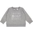 thumbnail image 2 of Inktastic I Love You Most Ardently Austen Baby Sweatshirt, 2 of 4