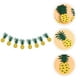 thumbnail image 4 of KAKOWELY 2 banderines decorativos de fieltro con forma de piña para fiesta hawaiana., 4 of 5