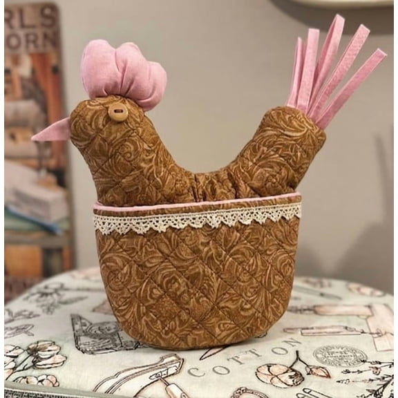Chicken Shaped Oven Mitt Heat Resistant Kitchen Mitt Pot Holder Quilted Cottagecore Decor with Lace Trim Heat Protection Glove for Baking Cooking Handle Cover