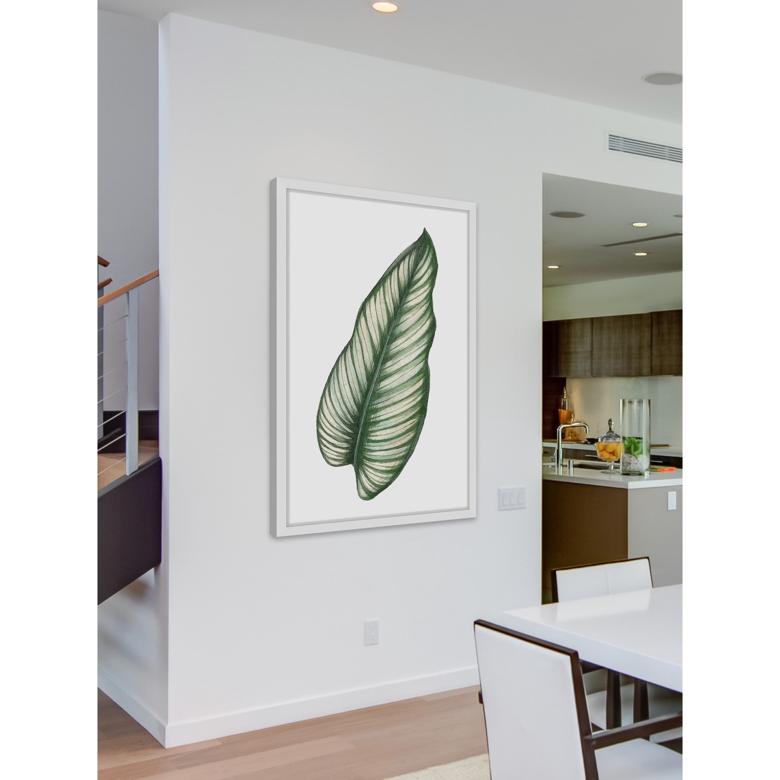 Marmont Hill "Top Leaf I" by Shayna Pitch Framed Painting Print