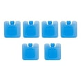 thumbnail image 2 of 6 uds., bloques enfriadores de hielo, paquetes de congelador, tablas de hielo duraderas, bloques de hielo portátiles ligeros para congelador, paquetes , 7cmx7cmx3cm shamjiam bloques de hielo, 2 of 8