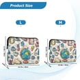 thumbnail image 4 of FORMRS 13-13.3 inch Laptop Sleeve Case Soft Carrying Quilted Computer Bag Cover, Beige School, 4 of 7