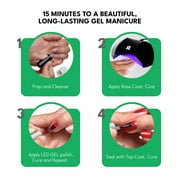Red Carpet Manicure Super Matte Top Coat – Matte Gel Nail Top Coat, Vitamin A & Biotin Infused for Long-Lasting, Quick Dry, Perfect for Professional & At-Home Use, 0.3 Fl Oz.