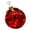 Red, variant on Glass Tabletop Christmas Ornament with LED Lights Glass Ball with Timer Function 6-Inch Light-Up Sphere for Holiday Centerpiece