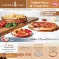 thumbnail image 3 of Copper Non-Stick Pizza Pan - 12-Inch, Scratch-Resistant, Dishwasher Safe, 3 of 4