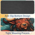 thumbnail image 4 of Yak Square 8.3x9.8 Inch Non-Slip Rubber Bottom Printed Desk Mat Gaming Mousepad Mouse Mat for Office and Gaming, 4 of 6
