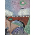 thumbnail image 2 of Marianne von Werefkin 14x18 Black Ornate Wood Framed Double Matted Museum Art Print Titled - Bridge Near Lausanne (Pont De Gergovie) (1917-18), 2 of 5