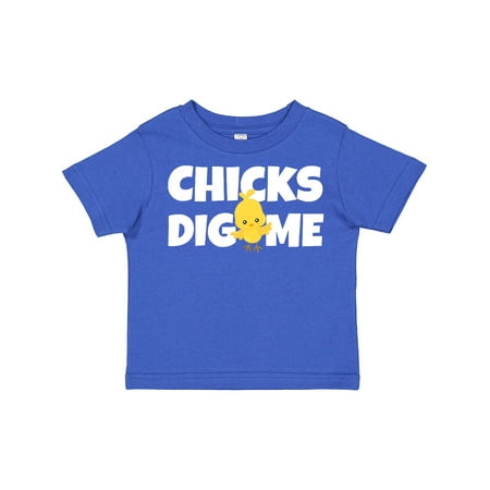 

Inktastic Chicks Dig Me Boys Toddler T-Shirt