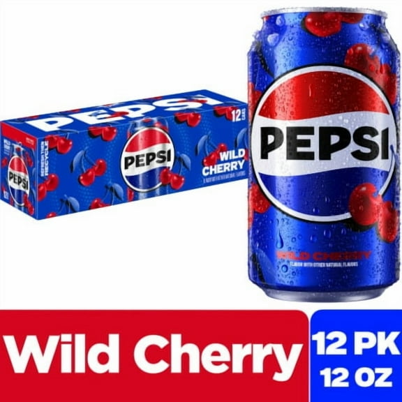 2X - Pepsi Cola Wild Cherry Soda Cans