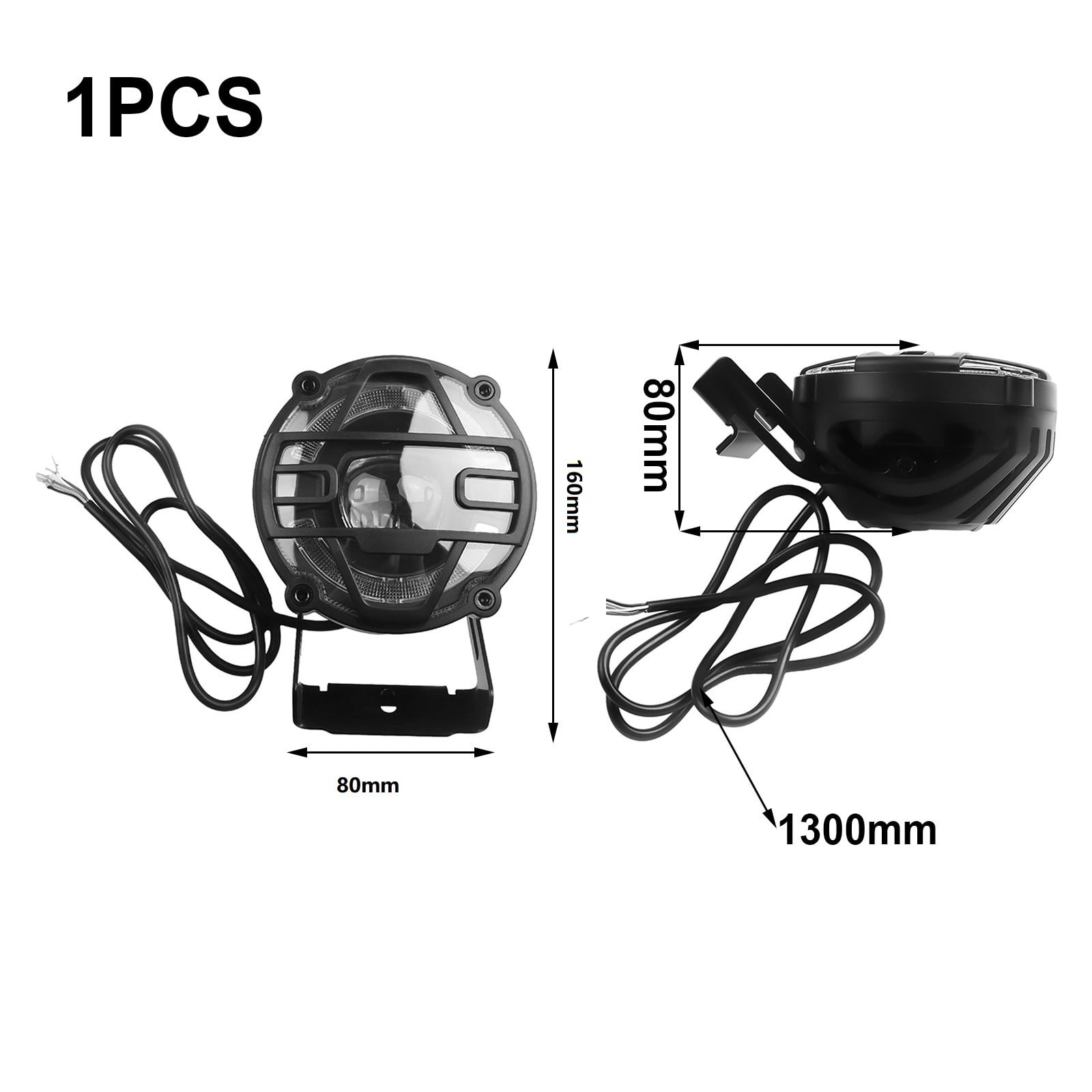 Sportact Cycling,Bicycle Accessories,Electric Bicycle,Electric Bicycle 36V48V Headlight with Waterproof Headlight for-EBike,Bicycle Accessories for Adult Bikes