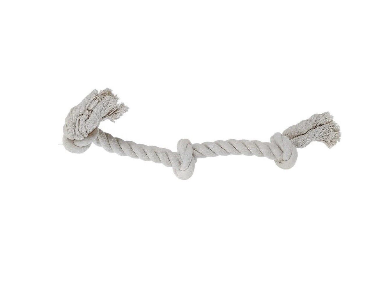 100% Cotton Rope Interactive Dental Dog Tug Medium to Larger Breed 20 inch Toy (4 Rope Toys)