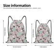 thumbnail image 2 of Defioc West Cowgirl Disco for Drawstring Backpack Sports Gym Bag for Women Men Children Adult Sackpack Yoga Bag for Wet Swimming,Gym,and Workout Gear -Medium, 2 of 8