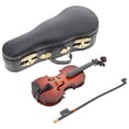 thumbnail image 3 of MasteelfCA 1 Set Wood Small Violin Model Adornment Realistic Violin Studio Photo Prop, 3 of 7