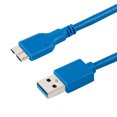 thumbnail image 4 of Gwong Electrónica USB 3.0 Un cable de adaptador de sincronización de datos masculino masculino micro B para el disco duro móvil SSD, 4 of 6