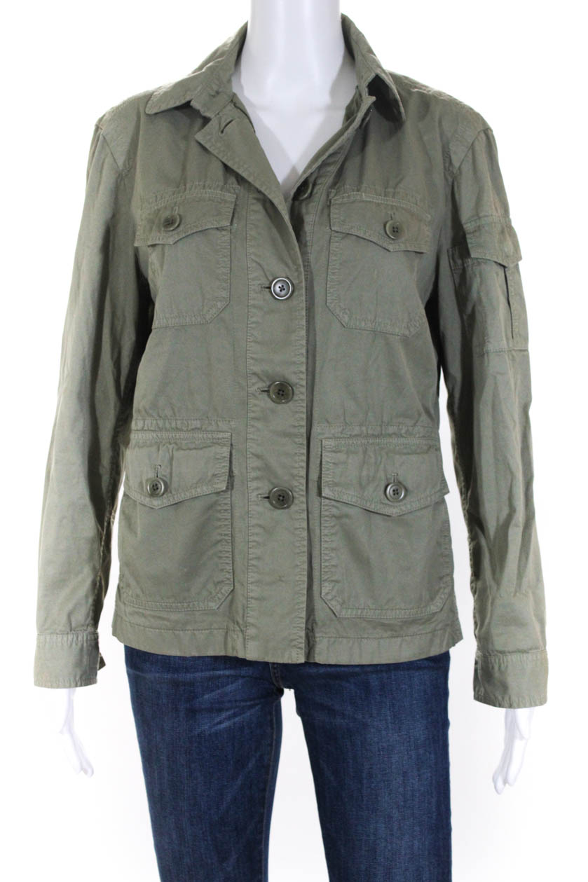 J Crew Womens Cotton Twill Cargo Button 