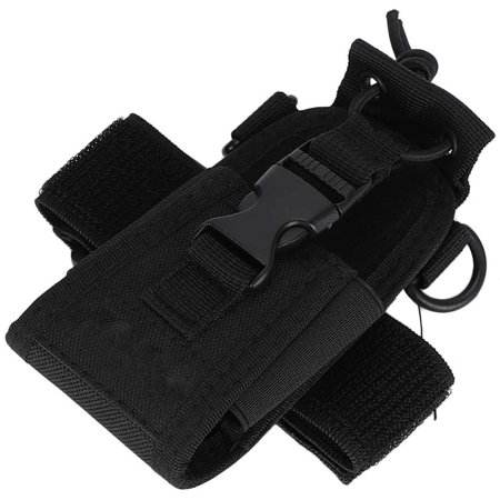 Universal Leather Radio Holster With Belt Clip - Tactical Pouch For BaoFeng, Retevis, Yaesu, Motorola Walkie Talkies
