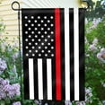 thumbnail image 4 of ANLEY Double Sided Premium Garden Flag, Thin Red Line USA Decorative Garden Flags 18 x 12.5 Inch, 4 of 6