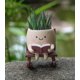 thumbnail image 2 of Mecedora Planter RZOIKZOI con forma de cara sonriente, 10 x 13 x 11 cm, 2 of 6
