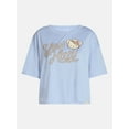 thumbnail image 5 of Hello Kitty Women's and Women’s Plus Western Graphic Sleep Tee with Short Sleeves, Sizes XS-3X, 5 of 5