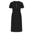 thumbnail image 4 of Robe d'Été Décontractée à Œillets pour Femmes, Robe Maxi Brodée Boho, Robe Longue Plissée, Vêtements Tendance pour Vacances à la Plage 2025, 4 of 6