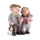 thumbnail image 2 of EeaseMX figura de pareja de ancianos de resina, decoración de mesa para padres y abuelos, regalo de aniversario., 2 of 8