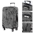 thumbnail image 5 of Black and Tan Leopard Print Luggage Cover Fashion Suitcase Cover Baggage Covers Fit 25-28 Inch Luggage (Go Travel), 5 of 5