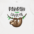 thumbnail image 4 of Inktastic Pawpaw Loves Me Cute Sloth and Baby Boys or Girls Baby T-Shirt, 4 of 5