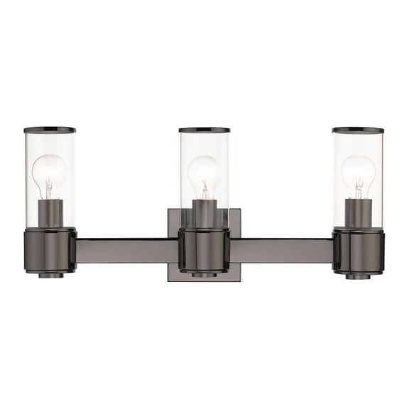 Livex Lighting - Quincy - 3 Light Bath Vanity In Contemporary Style-9.75 Inches