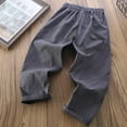 thumbnail image 4 of Antinious Toddler Boys Sweatpants Pants Solid Loose Elastic Waist go Pants,Boys Girls Pants,Kids Jogger Pants,Dark Gray,150, 4 of 5