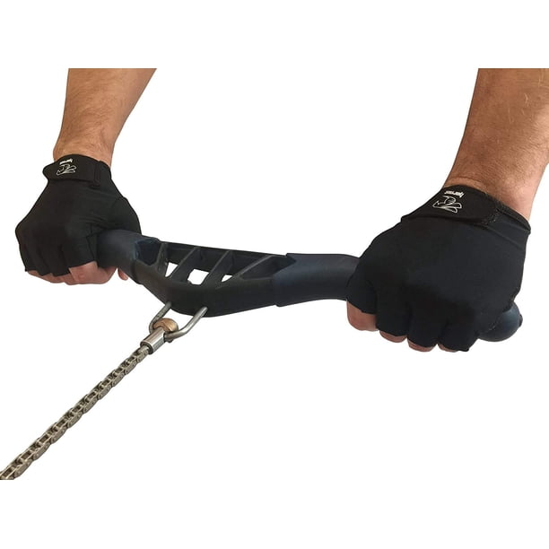 Hornet Guantes de remo para deportes acuáticos, ideales para remo en interiores, kayak, SUP, canoa con estabilizador, barco dragón y otros deportes acuáticos (XS (se adapta a 6,5"-7"))
