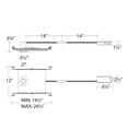 thumbnail image 2 of WAC Lighting Ion 2in Round Recessed Light with New Frame-in Kit in White, 2 of 2