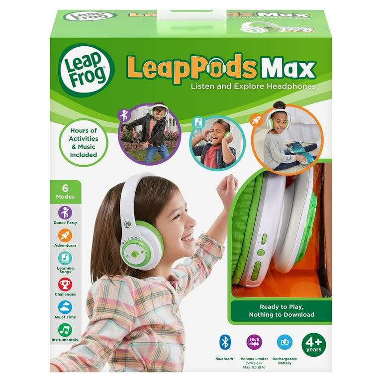 LeapFrog LeapPods Max Wireless Bluetooth Over-Ear Headphones LeapFrog LeapPods Max Wireless Bluetooth Over-Ear Headphones