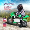 thumbnail image 6 of Mini Gas Power Pocket Bike for Kids Motorcycle, 40CC 4-Stroke Ride on Toys, Dual Brake, Max Speed 20 Mph, Max Weight 165 LB, Age 8+, 6 of 7