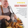 thumbnail image 7 of Culinary Couture Meat Claws Chicken Pork Shredder Tool Kitchen Gadgets & Accessories Black, 7 of 7
