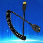 AOOOWER USB A to Type C OTG Data Cable Rapid Charging Cord Line for External Hard Disk