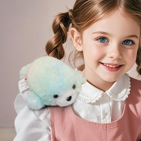 Magnetic Shoulder Plush Doll - Cute Soft Non-Shedding Stuffed Animal Companion Toy, Strong Magnet Clings to Shoulders, Hypoallergenic Fabric for Adults & Home/Car/Office Decor, 4.72in, G