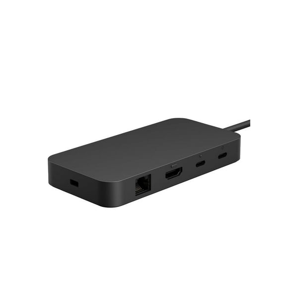Microsoft Surface USB4 Docking Station – Gigabit Ethernet - USB C to 2xUSB-C - 1xUSB-A/HDMI - 65W Power Delivery - Black  EP2-19862