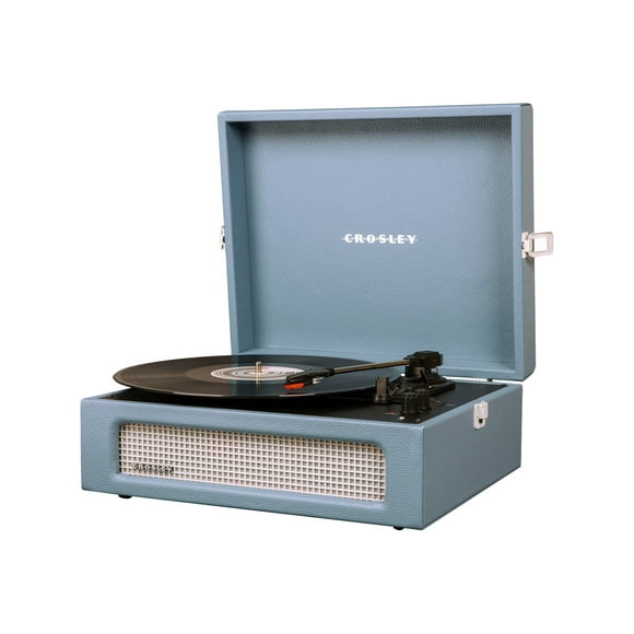 Crosley Voyager CR8017A - Turntable - portable - washed blue