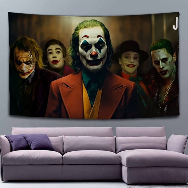 Tapiz decorativo para colgar en la pared Jokers Anime, 180 x 130 cm