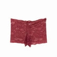 thumbnail image 4 of Sakmal Plus Size Women's Underwear Crotchless Seamless Lace Panties Red Comfort Ladies Panties 2XL, 4 of 5