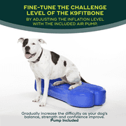 FitPAWS® K9FITbone® - Giant | Dog Balance Training Platform & Exercise Equipment | Workout Tool for Strength, Core & Stability - Sky Blue