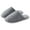 Gray, variant on Women Men Comfortable Fleece Winter Slippers Warm Slip-on House Shoes Indoor Outdoor, Grey, 13/14 US