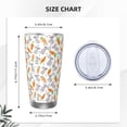 thumbnail image 4 of Salouo Cute Rabbit Print 20oz Tumbler with Lid,Stainless Steel Vacuum Insulated Tumbler Durable Insulated Coffee Mug Thermal Cup with Splash Proof Sliding Lid-Straw Three-piece Set, 4 of 8