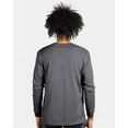 thumbnail image 2 of Next Level - Unisex CVC Long Sleeve T-Shirt - 6211 - Dark Heather Grey - Size: XL, 2 of 5